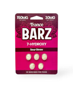 Trance Barz 7- Hydroxy Chewable Tablet Sour Straw 30mg Per Tablet
